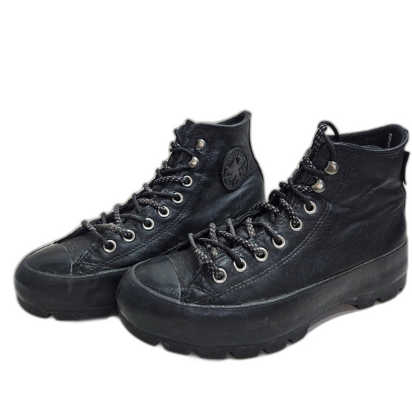 Converse Gore-Tex Chuck Taylor All Star Lug  Mono Black Sneakers Mountain Club - Picture 6 of 12